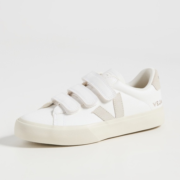 Veja Shoes - Veja White Velcro Sneakers